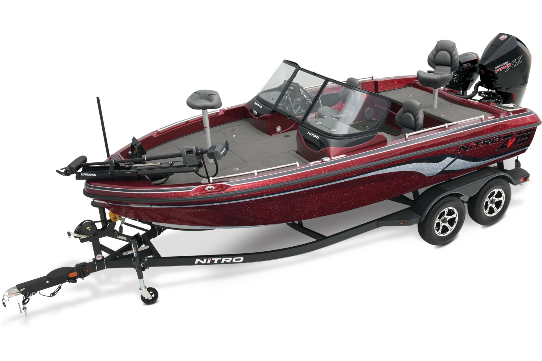 2026 NITRO ZV19 PRO w/ 200 XL Pro XS FourStroke wDTS controls Mercury ...